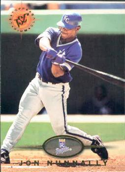 #587 Jon Nunnally - Kansas City Royals - 1995 Stadium Club Baseball