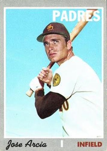 #587 Jose Arcia - San Diego Padres - 1970 Topps Baseball