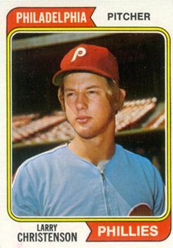#587 Larry Christenson - Philadelphia Phillies - 1974 Topps Baseball