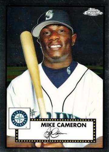 #587 Mike Cameron - Seattle Mariners - 2021 Topps Chrome Platinum Anniversary Baseball