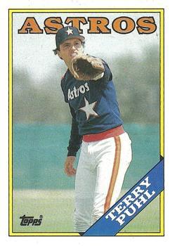 #587 Terry Puhl - Houston Astros - 1988 Topps Baseball