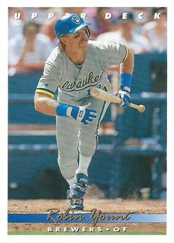 #587 Robin Yount - Milwaukee Brewers - 1993 Upper Deck Baseball