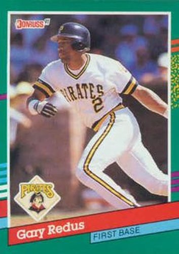 #587 Gary Redus - Pittsburgh Pirates - 1991 Donruss Baseball