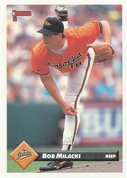 #587 Bob Milacki - Baltimore Orioles - 1993 Donruss Baseball