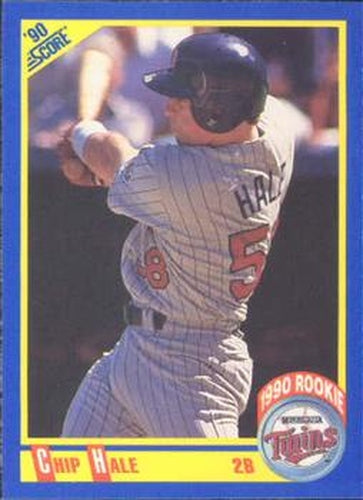 #588 Chip Hale - Minnesota Twins - 1990 Score Baseball