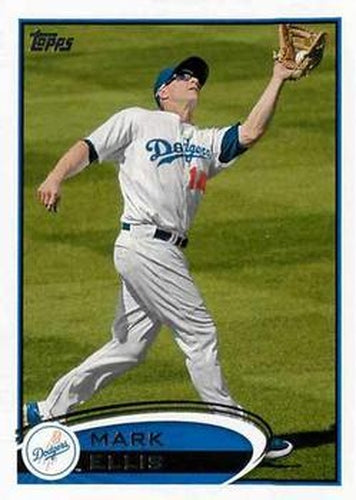 #588 Mark Ellis - Los Angeles Dodgers - 2012 Topps Baseball