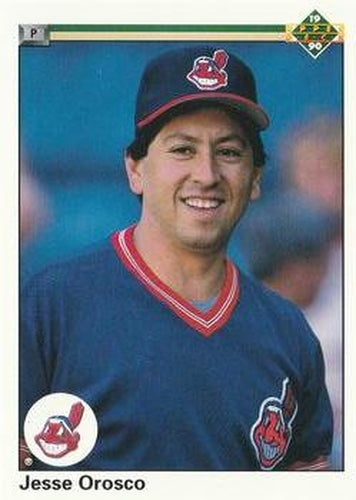 #588 Jesse Orosco - Cleveland Indians - 1990 Upper Deck Baseball