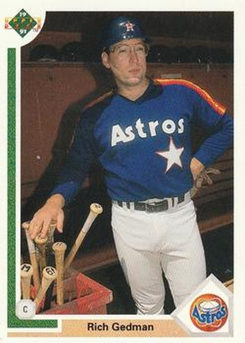 #588 Rich Gedman - Houston Astros - 1991 Upper Deck Baseball
