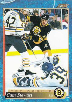 #588 Cam Stewart - Boston Bruins - 1993-94 Score Canadian Hockey