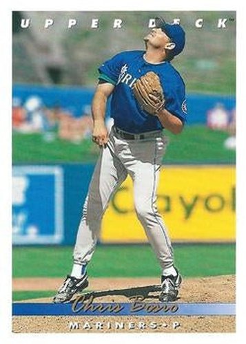 #588 Chris Bosio - Seattle Mariners - 1993 Upper Deck Baseball