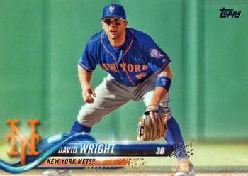 #588 David Wright - New York Mets - 2018 Topps Baseball