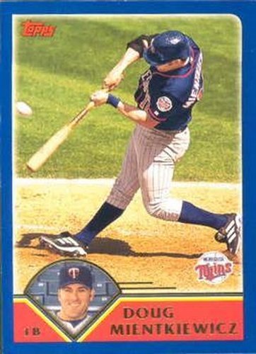 #588 Doug Mientkiewicz - Minnesota Twins - 2003 Topps Baseball