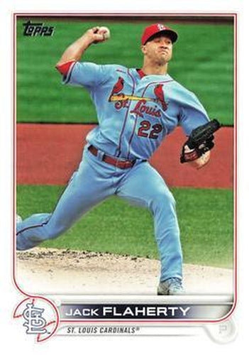 #588 Jack Flaherty - St. Louis Cardinals - 2022 Topps Baseball