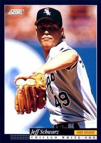 #588 Jeff Schwarz - Chicago White Sox -1994 Score Baseball