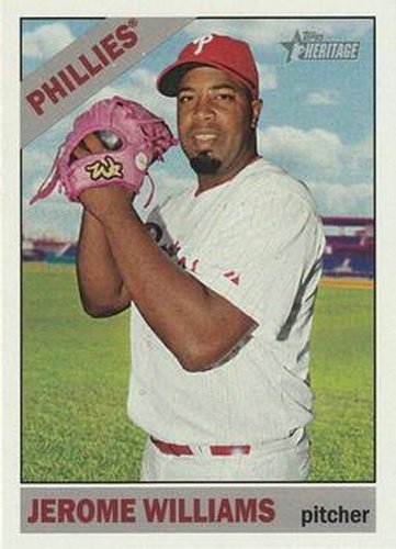 #588 Jerome Williams - Philadelphia Phillies - 2015 Topps Heritage Baseball