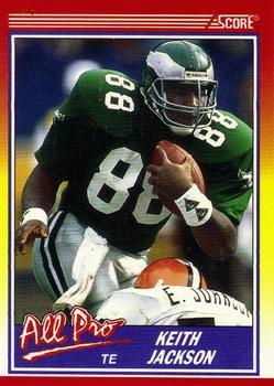 #588 Keith Jackson - Philadelphia Eagles - 1990 Score Football