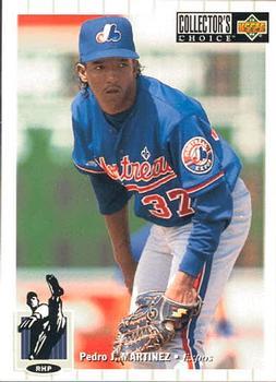 #588 Pedro J. Martinez - Montreal Expos - 1994 Collector's Choice Baseball