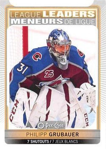 #588 Philipp Grubauer - Colorado Avalanche - 2021-22 O-Pee-Chee Hockey