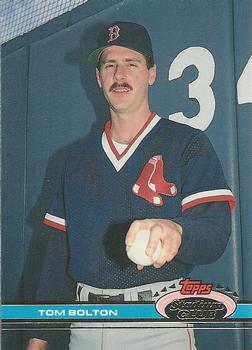 #588 Tom Bolton - Boston Red Sox - 1991 Stadium Club Baseball