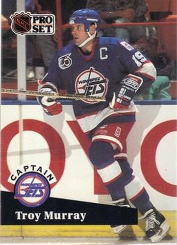 #588 Troy Murray - 1991-92 Pro Set Hockey