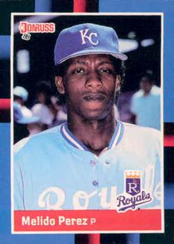 #589 Melido Perez - Kansas City Royals - 1988 Donruss Baseball