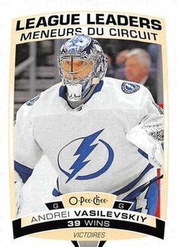 #589 Andrei Vasilevskiy - Tampa Bay Lightning - 2019-20 O-Pee-Chee Hockey