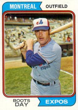 #589 Boots Day - Montreal Expos - 1974 Topps Baseball