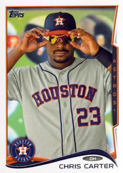#589 Chris Carter - Houston Astros - 2014 Topps Baseball