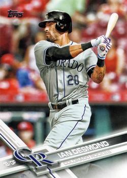 #589 Ian Desmond - Colorado Rockies - 2017 Topps Baseball