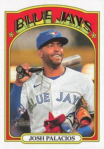 #589 Josh Palacios - Toronto Blue Jays - 2021 Topps Heritage Baseball