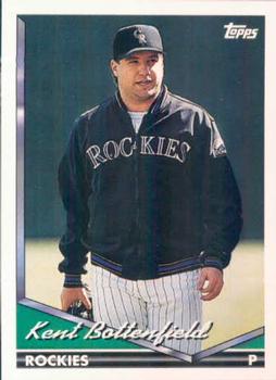 #589 Kent Bottenfield - Colorado Rockies - 1994 Topps Baseball