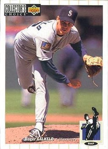 #589 Roger Salkeld - Seattle Mariners - 1994 Collector's Choice Baseball