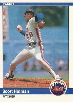#589 Scott Holman - New York Mets - 1984 Fleer Baseball