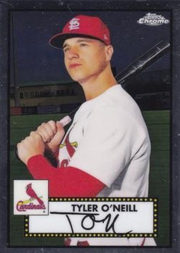 #589 Tyler O'Neill - St. Louis Cardinals - 2021 Topps Chrome Platinum Anniversary Baseball
