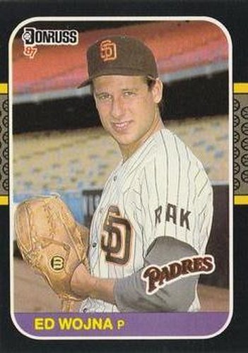 #589 Ed Wojna - San Diego Padres - 1987 Donruss Baseball