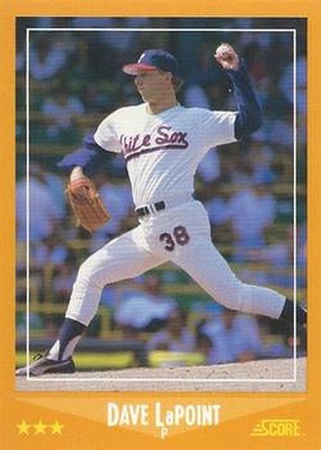 #589 Dave LaPoint - Chicago White Sox - 1988 Score Baseball
