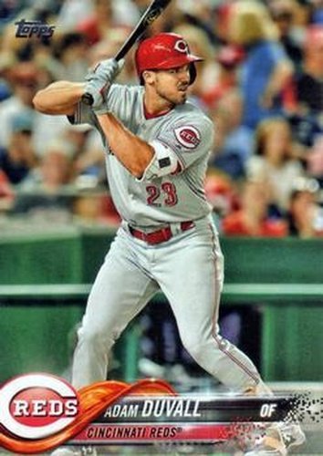 #589 Adam Duvall - Cincinnati Reds - 2018 Topps Baseball