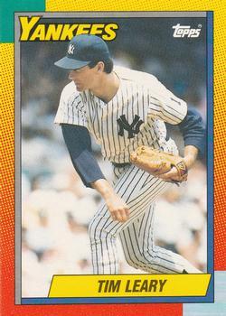 #58T Tim Leary - New York Yankees - 1990 Topps Traded Baseball