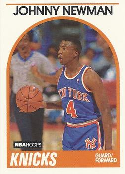 #58 Johnny Newman - New York Knicks - 1989-90 Hoops Basketball