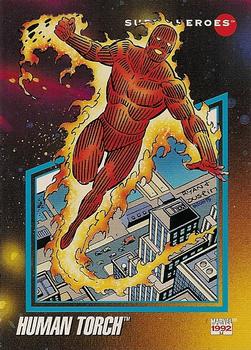 #58 Human Torch - 1992 Impel Marvel Universe