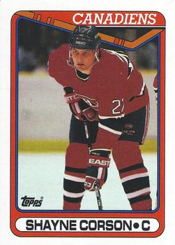 #58 Shayne Corson - Montreal Canadiens - 1990-91 Topps Hockey