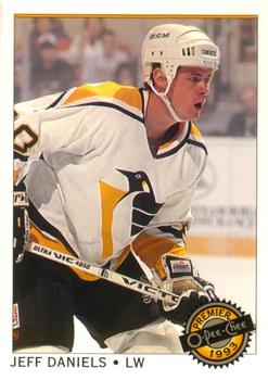 #58 Jeff Daniels - Pittsburgh Penguins - 1992-93 O-Pee-Chee Premier Hockey