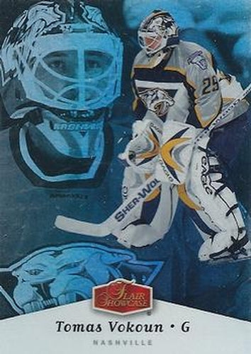 #58 Tomas Vokoun - Nashville Predators - 2006-07 Flair Showcase Hockey