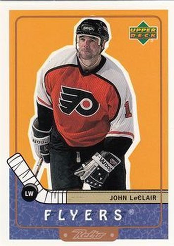 #58 John LeClair - Philadelphia Flyers - 1999-00 Upper Deck Retro Hockey