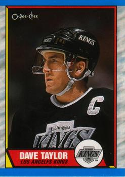 #58 Dave Taylor - Los Angeles Kings - 1989-90 O-Pee-Chee Hockey