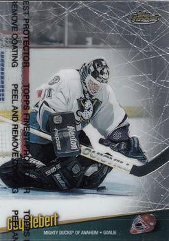 #58 Guy Hebert - Anaheim Mighty Ducks - 1998-99 Finest Hockey