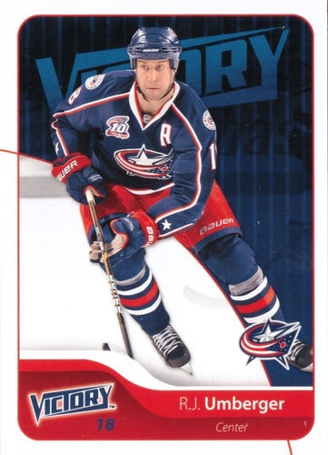 #58 R.J. Umberger - Columbus Blue Jackets - 2011-12 Upper Deck Victory Hockey