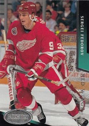 #58 Sergei Fedorov - Detroit Red Wings - 1993-94 Parkhurst Hockey