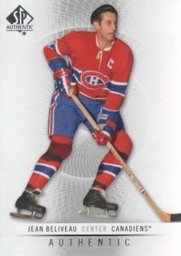 #58 Jean Beliveau - Montreal Canadiens - 2012-13 SP Authentic Hockey