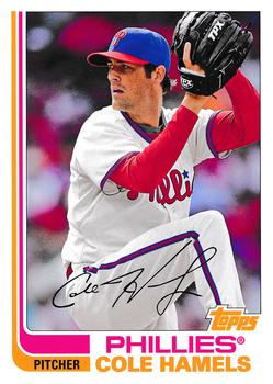 #58 Cole Hamels - Philadelphia Phillies - 2013 Topps Archives Baseball